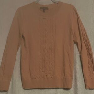 Banana Republic Cable Knit Sweater in Tan